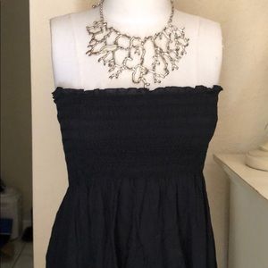 Ravia “ Maui Nix Surf Shop “ Black beach dress